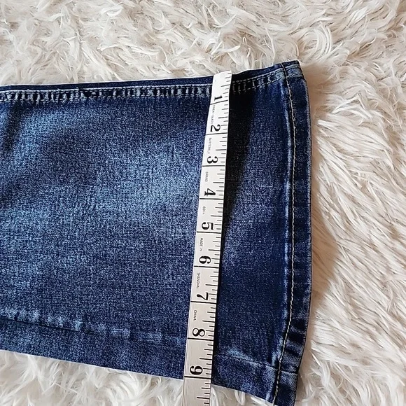 Bamboo Brand New Classic Women's Dark Blue Super Soft Flare Jeans - Picture 10 of 10